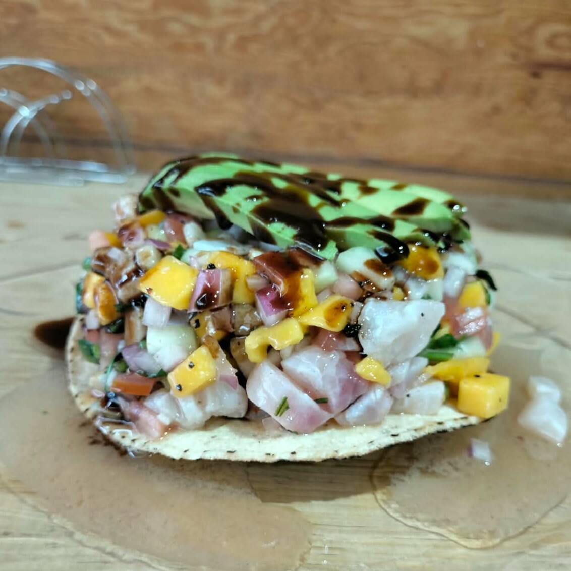 TOSTADA DE CEVICHE TOPICAL