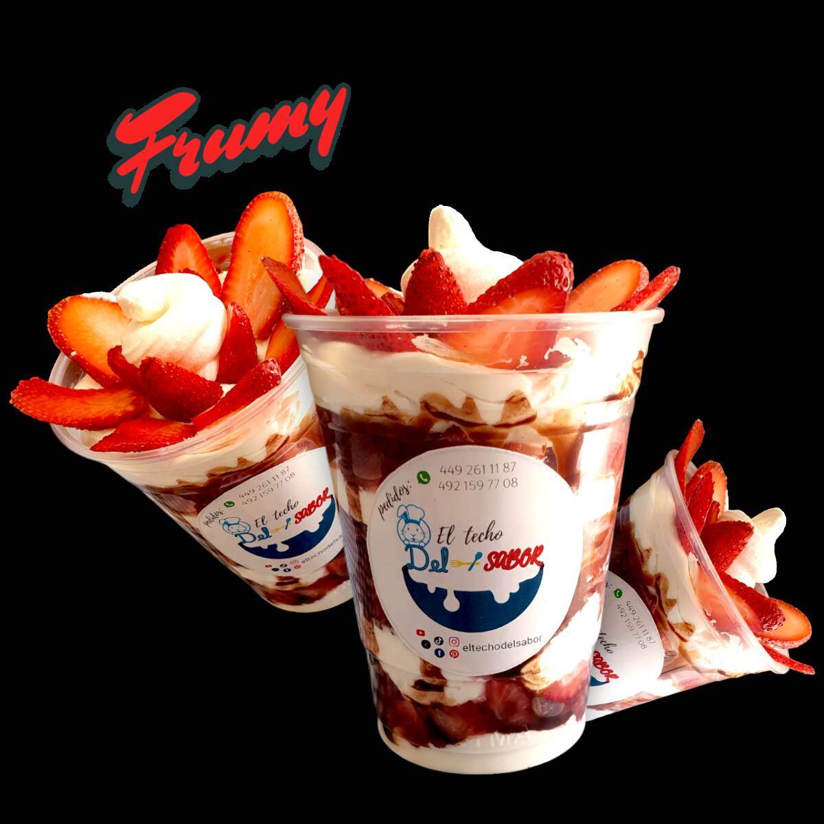 Fresas con Crema Altas