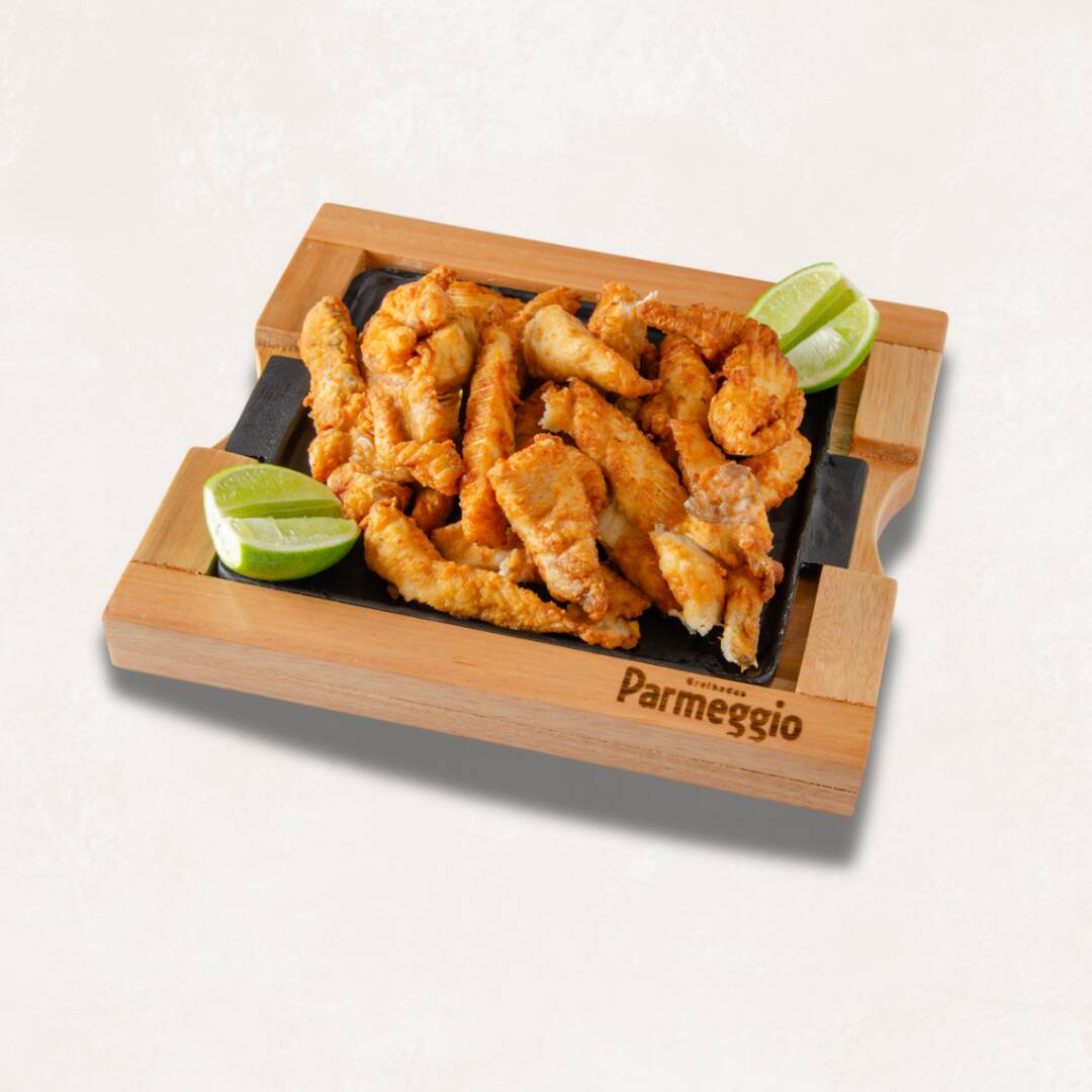 Acompanha isca de peixe (tilápia) - 360g e limão.