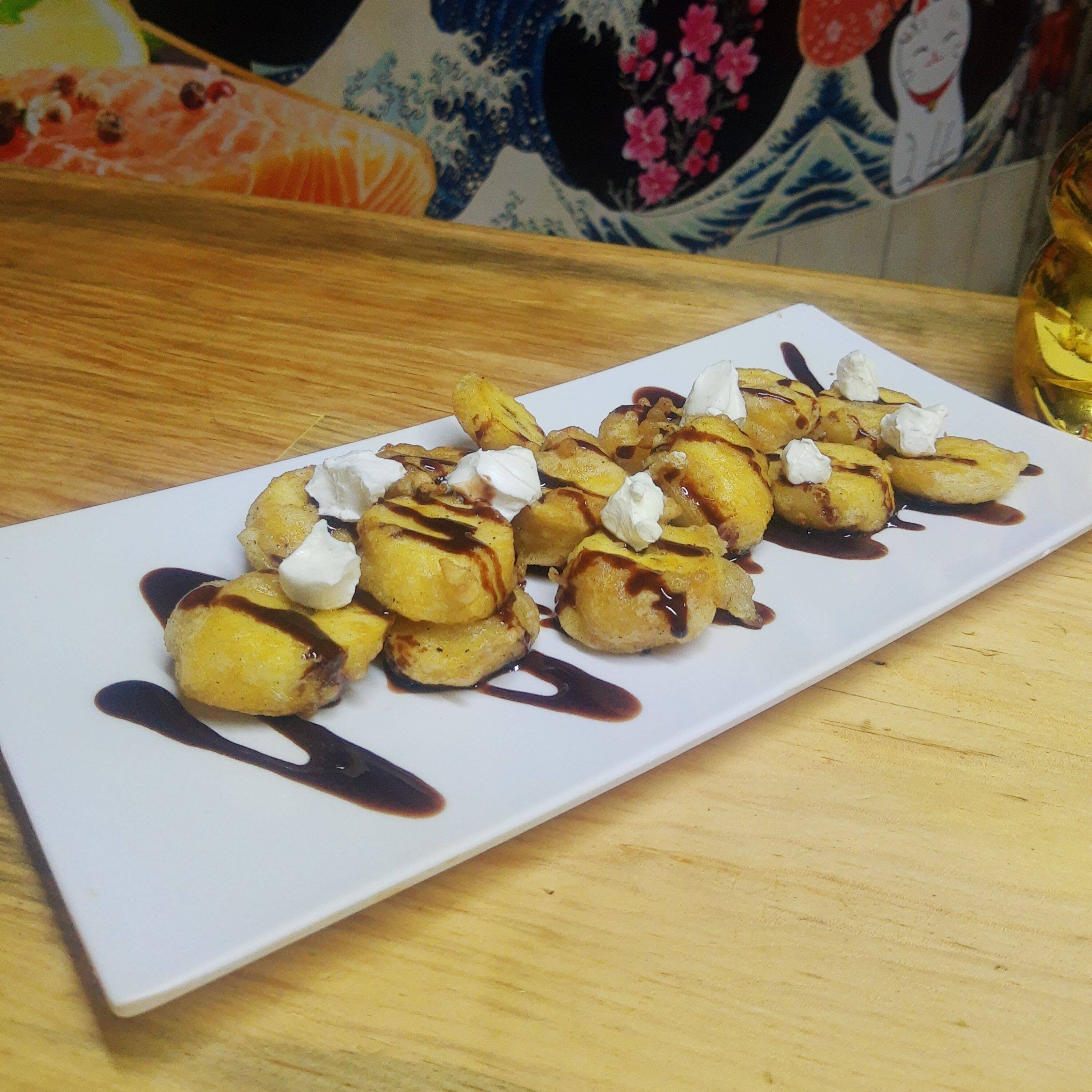 Plátano tempura