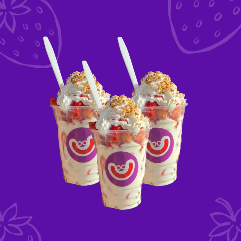 Combo Fresas con Crema