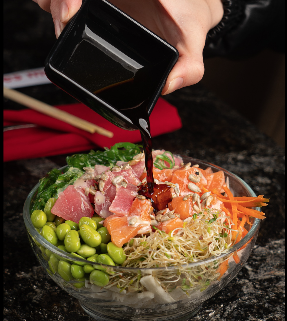 Seaweed tuna salmon gde