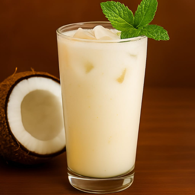 COCO COM LEITE E LEITE CONDENSADO E GELO