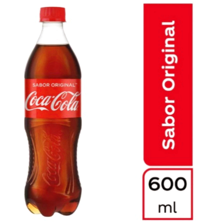 Coca Cola de Pet de 600 Ml