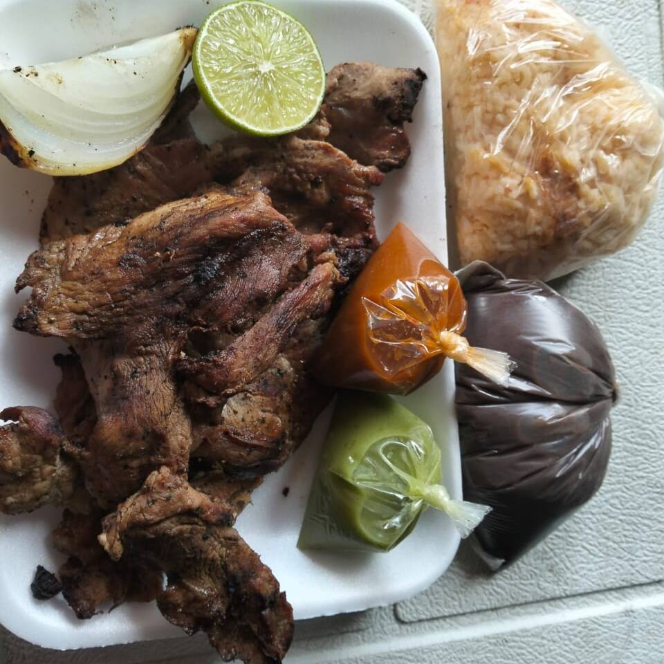 Medio kilo de carne asada