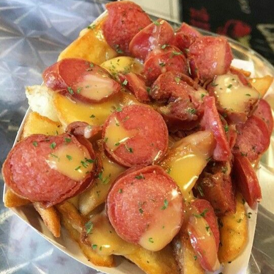 Papas Gajo C/ Salchichas Frankfurt Ahumada