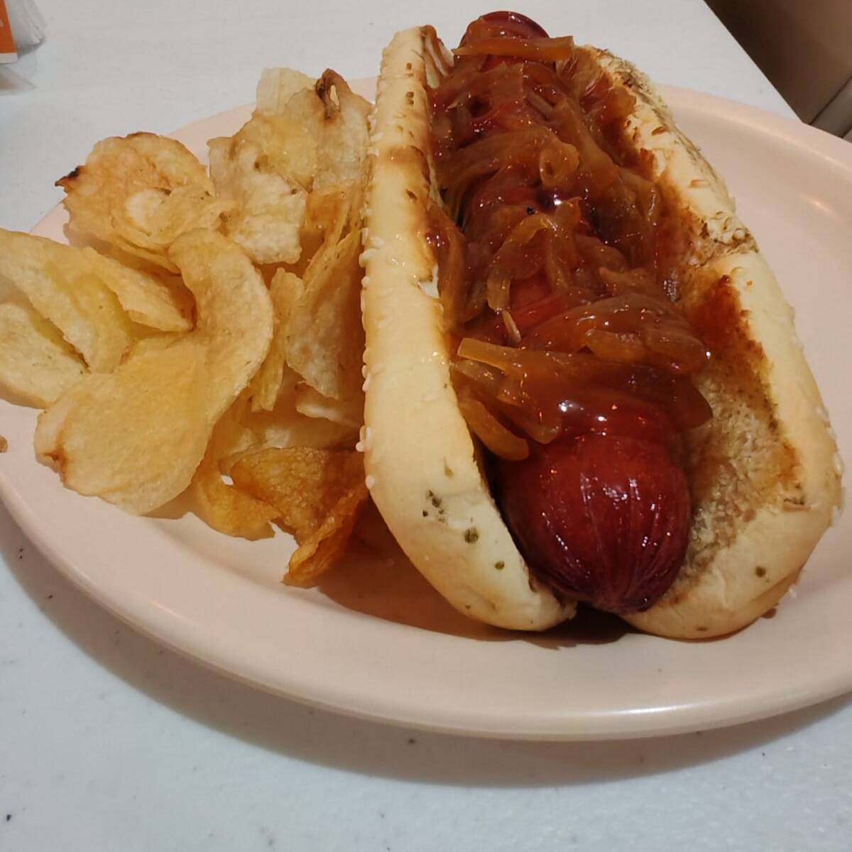 Hot Dog Con Papas