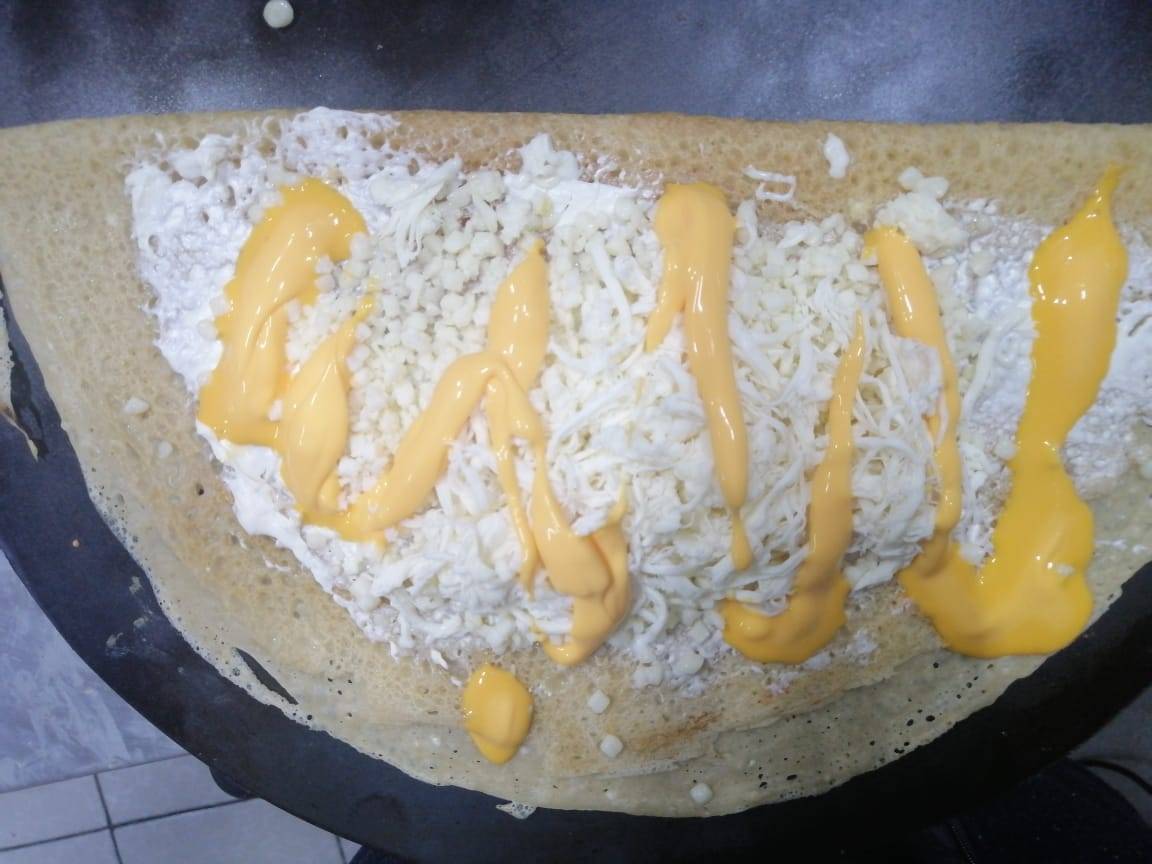 Crepa Pizza 3 quesos