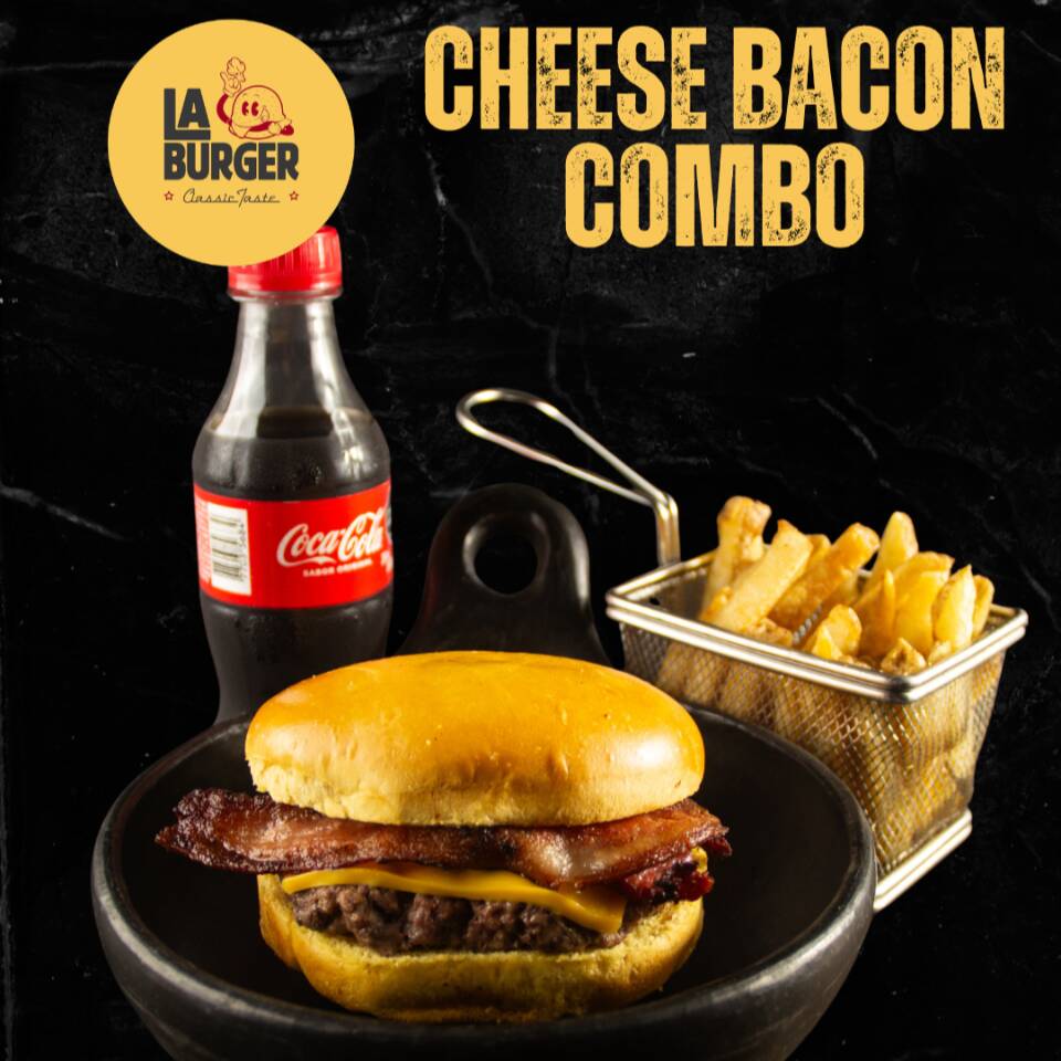 Combo Favorito Cheese Bacon Burger🔝