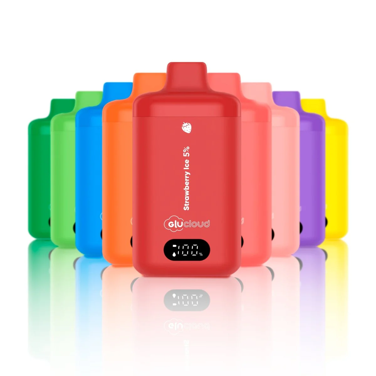 Vaporizador Glucloud Indi 5% 8000 Puff