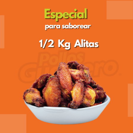 Alitas Marinadas 1/2 K