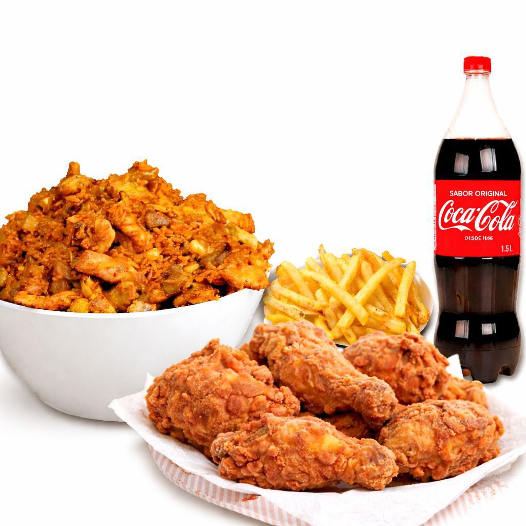 Combo chino Familiar de Pollo Entero con Coca-Cola