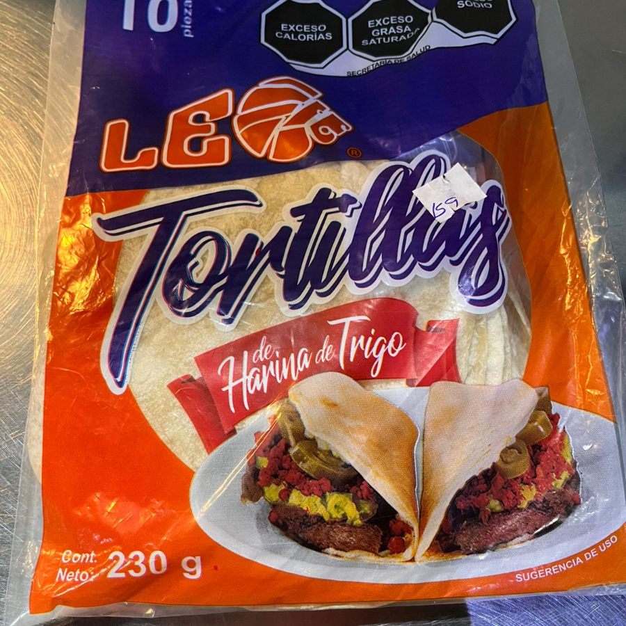 Tortilla De Harina C/10 Pzas