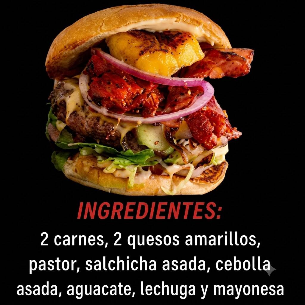 Hamburguesa Monster