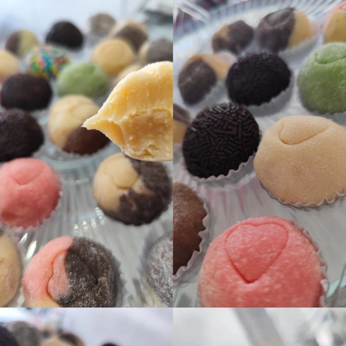 BRIGADIERO, BEM CASADO , BEIJINHOS E SUPRESA DE UVA.