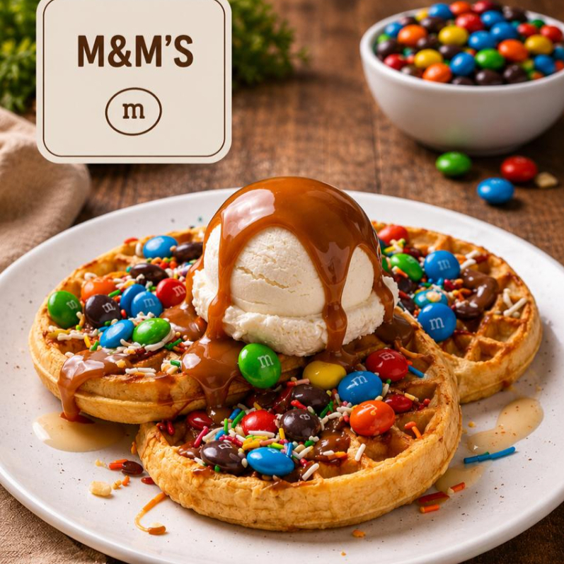Waffle M&M'S
