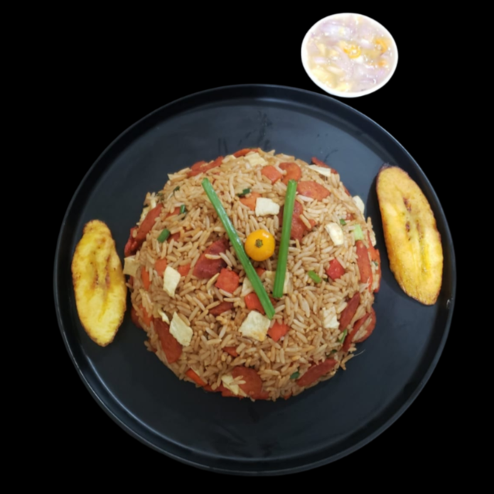 Chaufa de Cecina y Chorizo