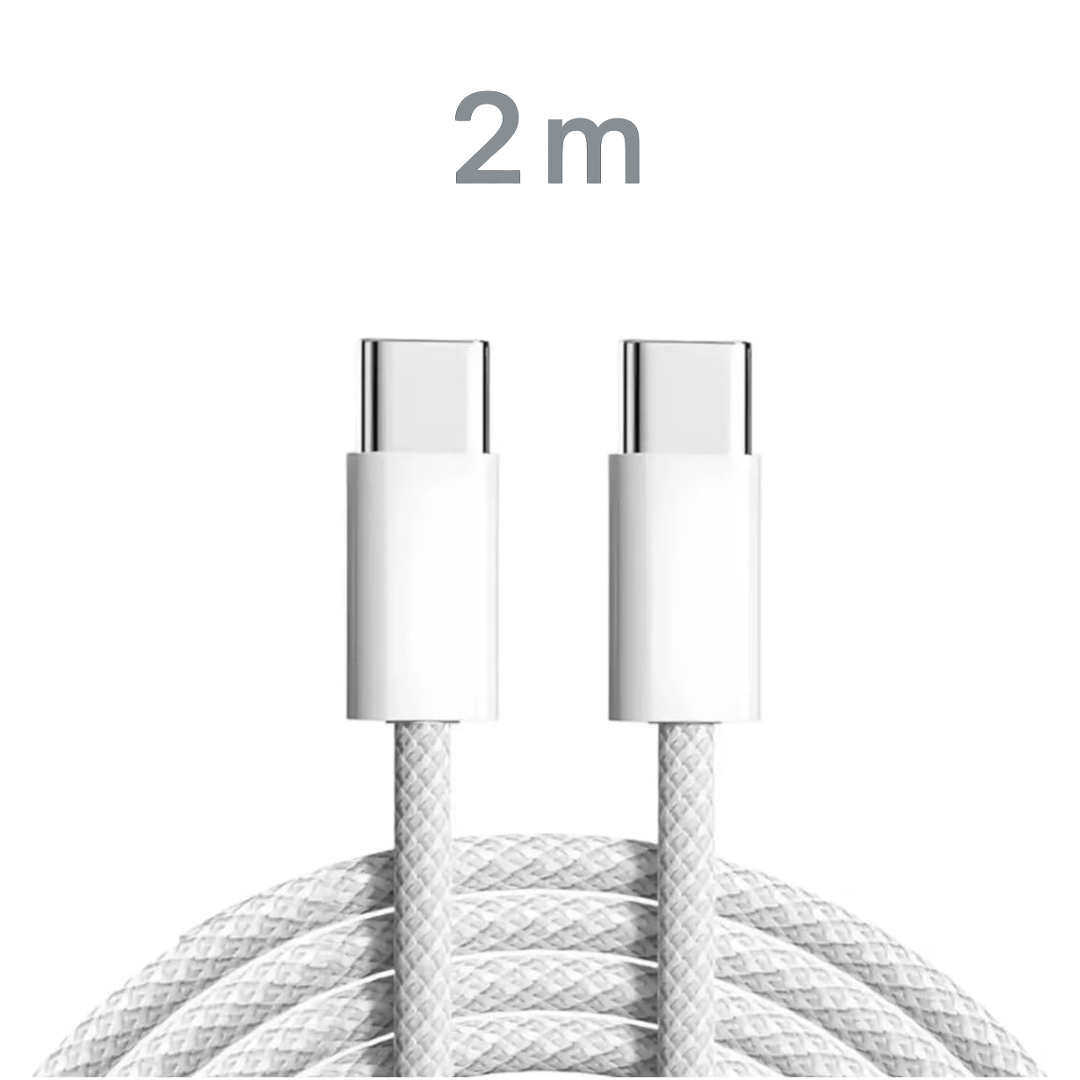 Cabo turbo de 2 metros com conectores Usb-C em ambas as pontas, desenvolvido para "iphone 15", "iphone 16" e "iphone 17". Compatível com carregamento rápido, transferência de dados, carregadores modernos e acessórios Usb-C, garantindo uso versátil com notebooks, tablets e celulares. cabo usb-c 2m, cabo turbo usb-c, cabo usb-c para iphone 15, cabo usb-c para iphone 16, cabo usb-c para iphone 17, cabo tipo c para tipo c 2 metros, cabo usb tipo c iphone, cabo de carregamento rapido iphone usb-c, cabo dados tipo c iphone, acessório usb-c iphone, cabo compatível iphone 15, iphone 16, iphone 17, cabo usb-c reforçado, cabo nylon usb-c 2m, cabo usb-c para macbook e iphone, cabo alta velocidade tipo c, cabo fast charge tipo-c 60w iphone, cabo modalidade tipo-c para iphone moderno, cabo uno usb-c para dispositivos apple, cabo universal tipo-c iphone, cabo acessório iphone usb-c, cabo iphone nova geração tipo c, cabo tela de carregamento tipo-c iphone, cabo tipo c para tipo c, cabo iphone tipo c