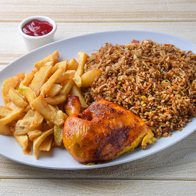 Arroz Chino Personal+1/4 de Pollo y Gaseosa 250ml
