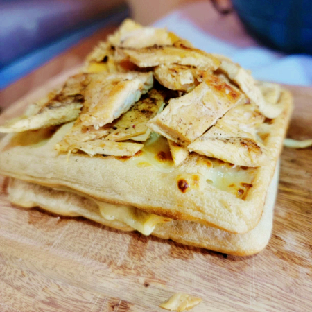 Waffle de Pollo