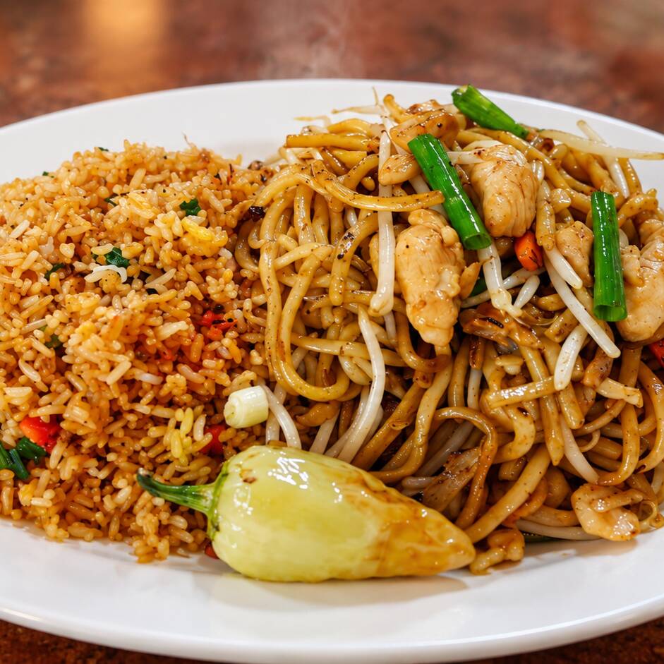 Lonche #10 Chow Mein de Pollo