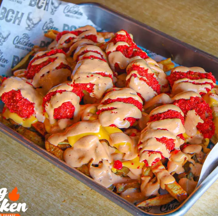 FLAMIN CHEESE FRIES