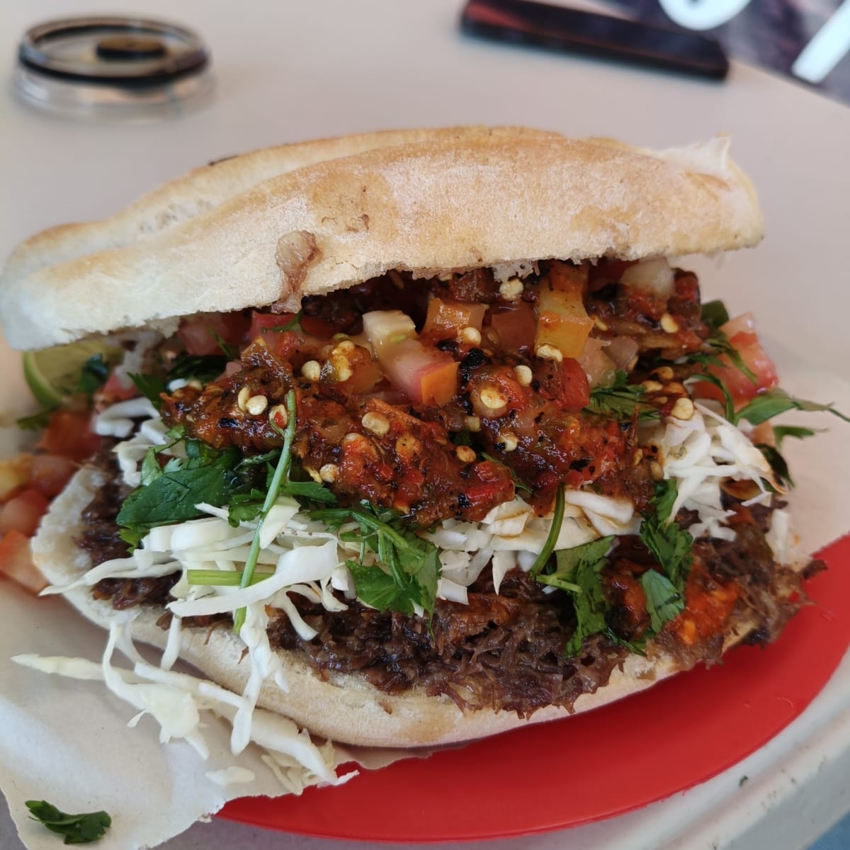 Lonche de Barbacoa