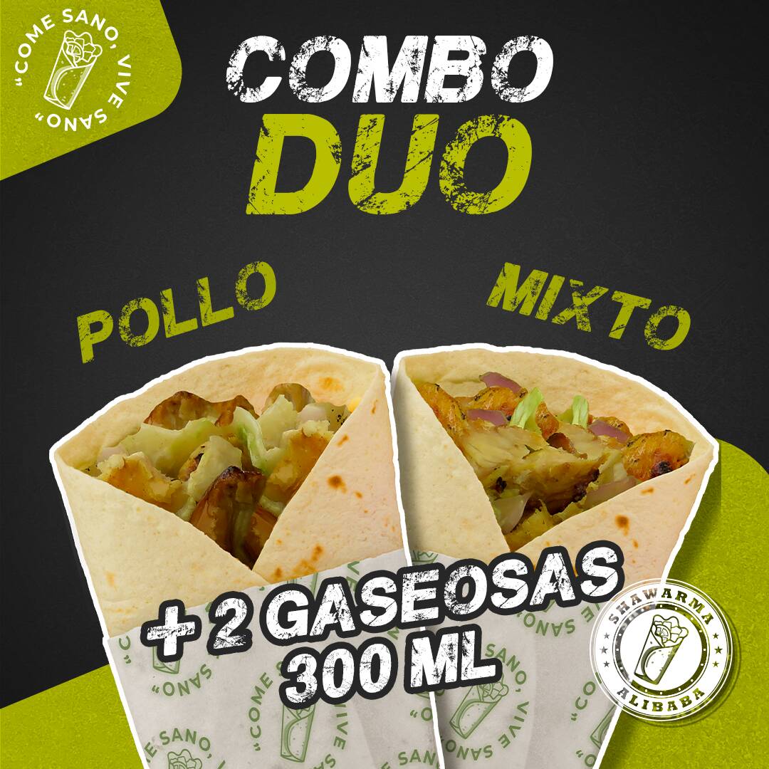 Combo para Dos + Gaseosas