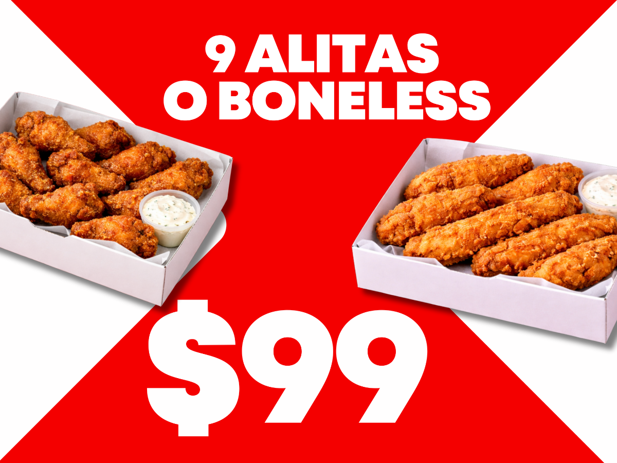 Metro – Alitas y Boneless (Haciendas)