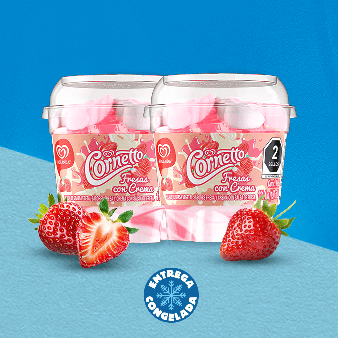 Cornetto Fresas con Crema (2)