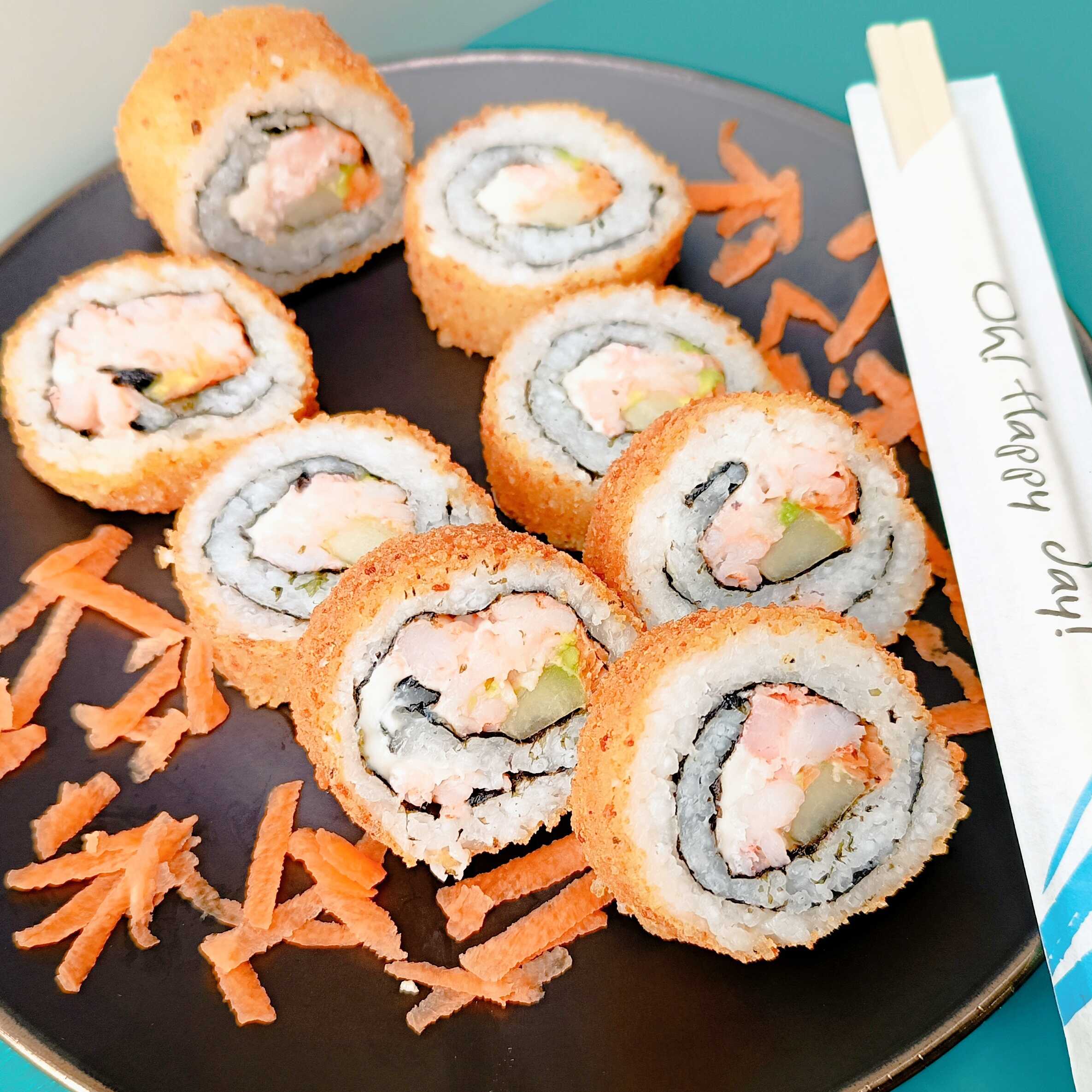 Sushi Camarón Empanizado 10 Pzas