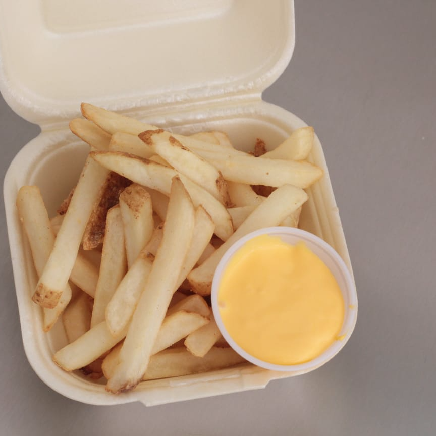 Papas fritas con queso