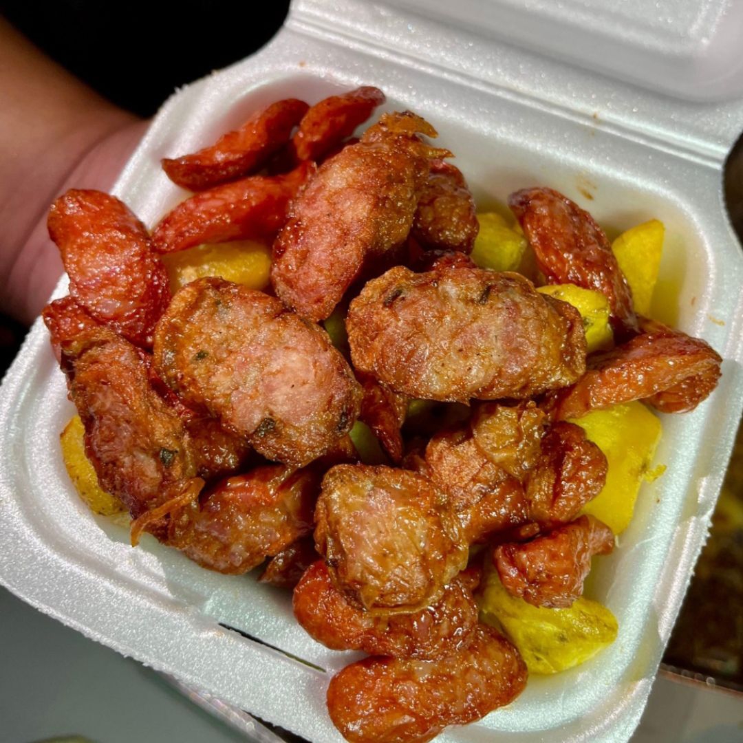 Salchipapa Zariguella Sencilla