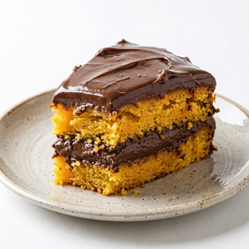 Este bolo de cenoura combina uma massa macia e levemente doce com um recheio cremoso de brigadeiro de chocolate diet. Perfeito para quem quer saborear um clássico sem açúcar e com um toque especial. Informação Nutricional (100g): Valor Energético 224 kcal, Carboidratos 20g, Proteínas 8g, Gorduras Totais 10g (Saturadas 5g), Fibra Alimentar 3g e Sódio 50mg. Lista de Ingredientes: Massa (gordura vegetal, ovos, whey protein, farinha de arroz, farinha de castanha de caju, polvilho doce, cenouras), recheio (brigadeiro de chocolate diet) e adoçantes (stevia, sucralose, sorbitol, maltitol). Alergênicos: Contém leite e derivados, castanha de caju e ovos. Pode conter traços de: soja. Informação Adicional: Não contém glúten. Sem açúcar.