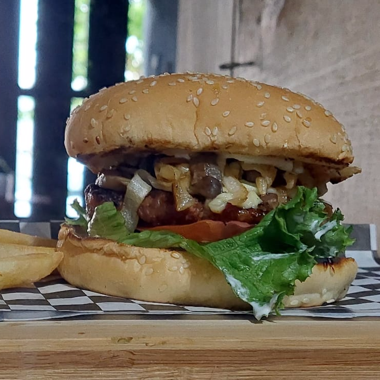 Hamburguesa Champiñones