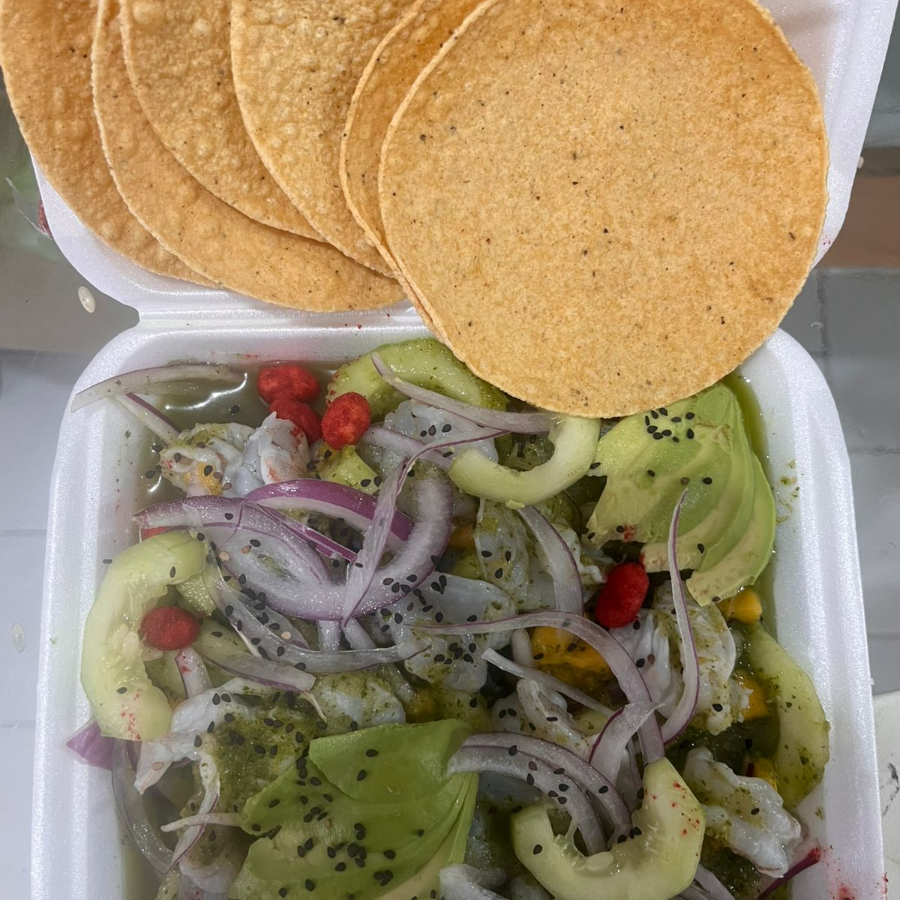 TOSTADA AGUACHILE VERDE CLASICO