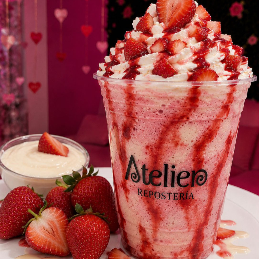 Frappé Fresas con Crema