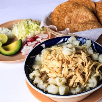 Pozole Blanco Grande de Pollo 1 Litro