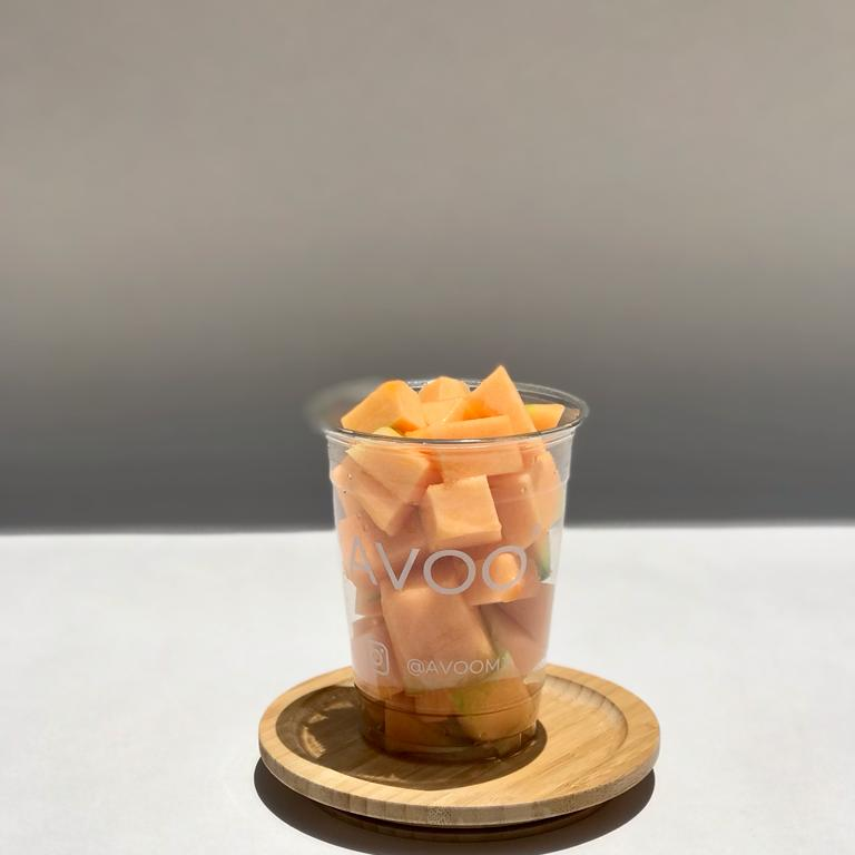 Vaso de Fruta con Melón. 16 Oz.