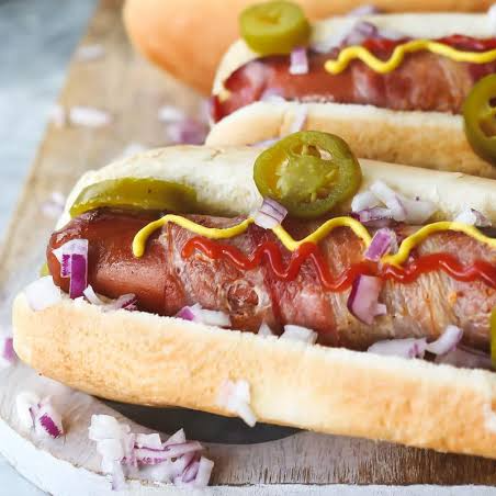 2 Hot Dog con Tocino