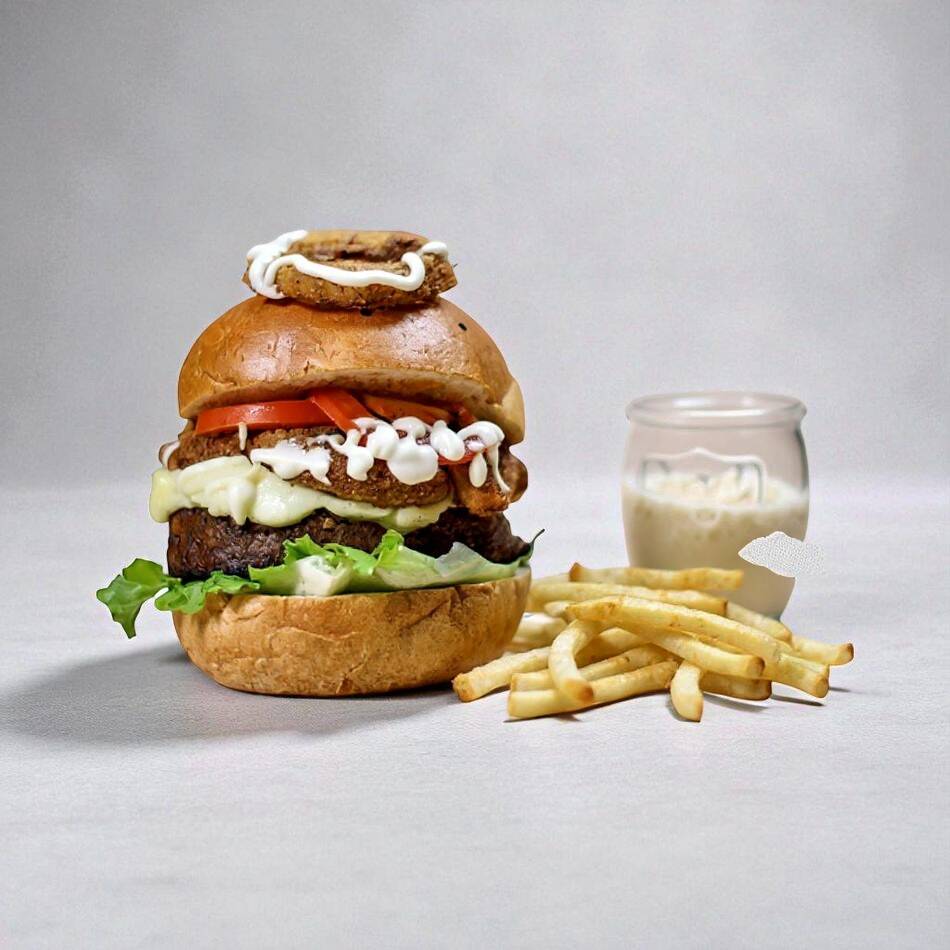 Combo Hamburguesa y Papas