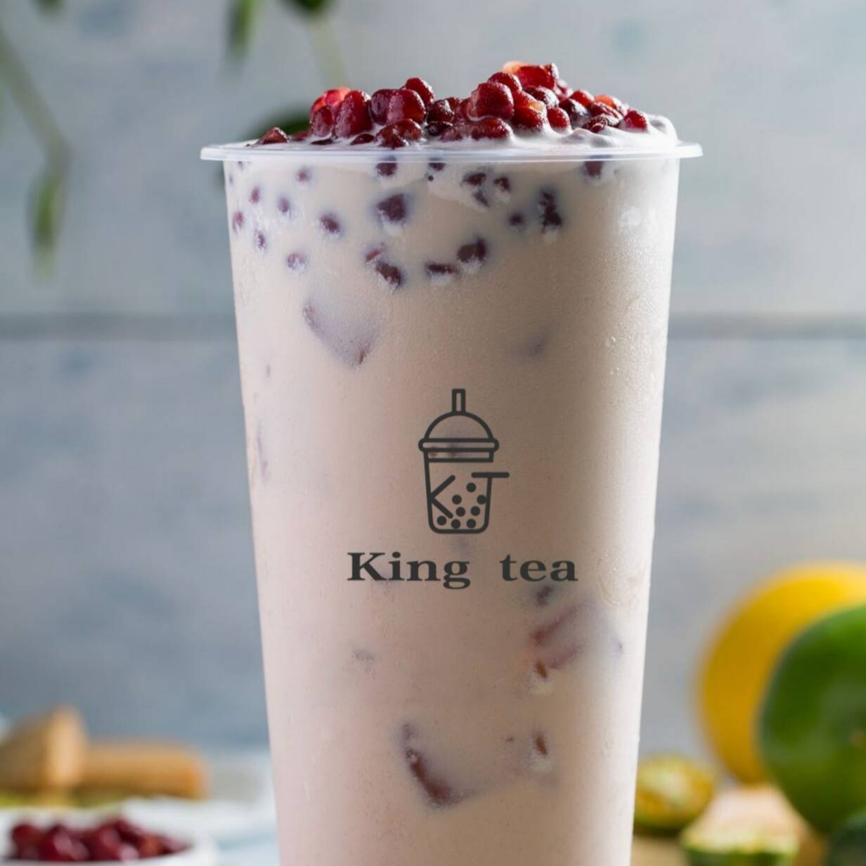 Milk Tea Frijol Rojo