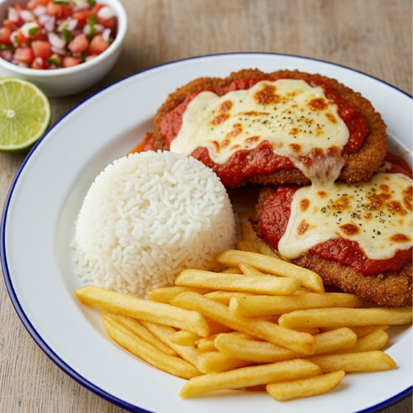 acompanha arroz, feijão, farofa e 1 acompanhamentos da sua preferência