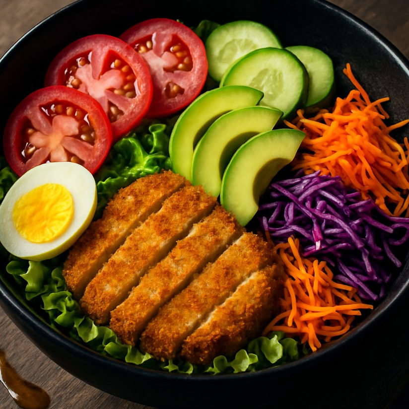 POLLO EMPANIZADO SALAD