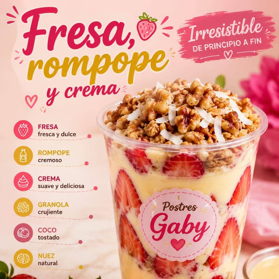 Fresas Borrachas (Fresas con Rompope)
