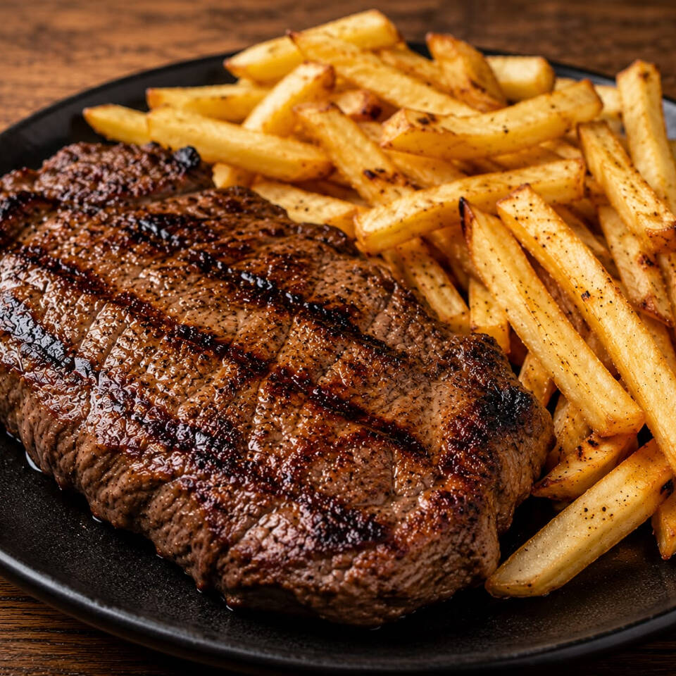 Vaquerito de Cerdo con Papas