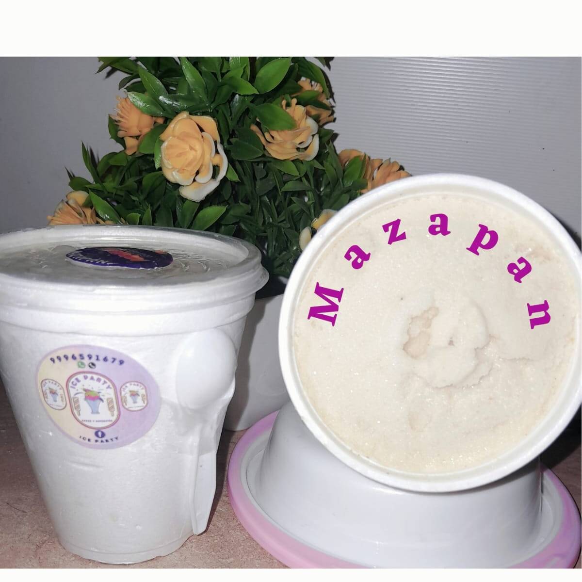 Helado Gourmet sabor Mazapan