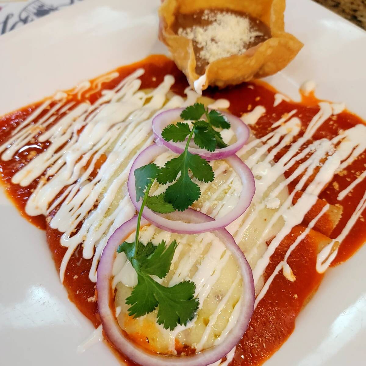 Enchiladas Rojas