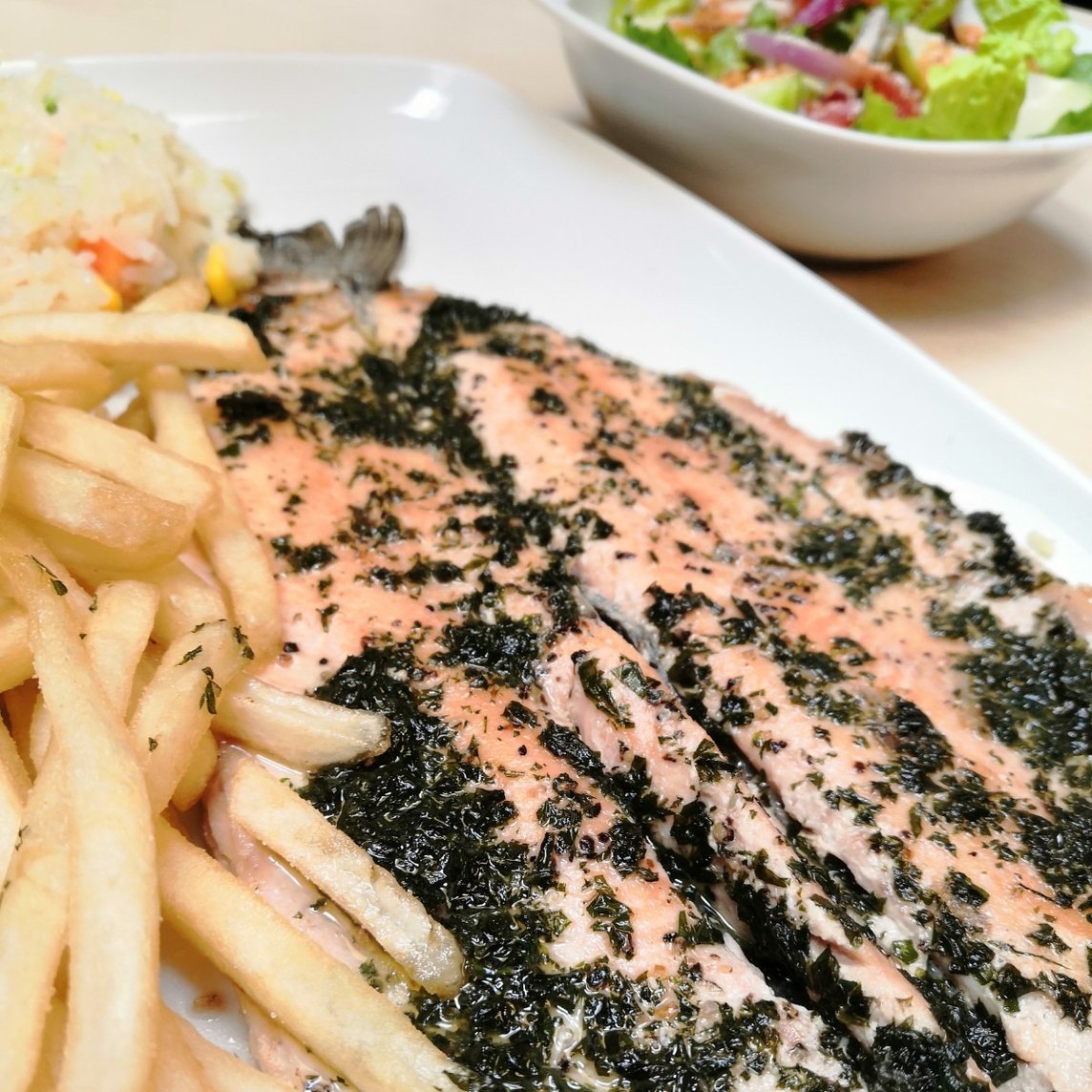 Trucha en Matequilla de Anchoas