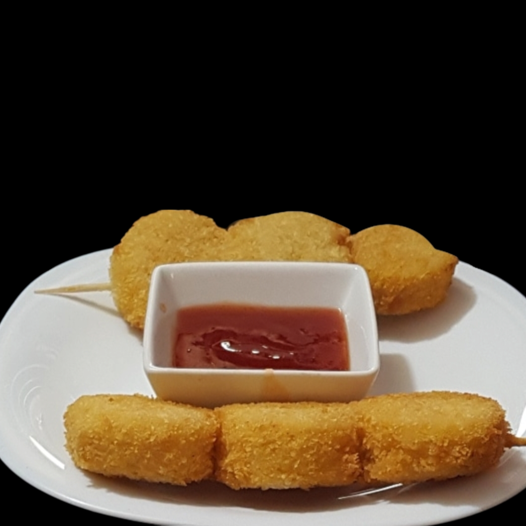 Kushiages de Plátano